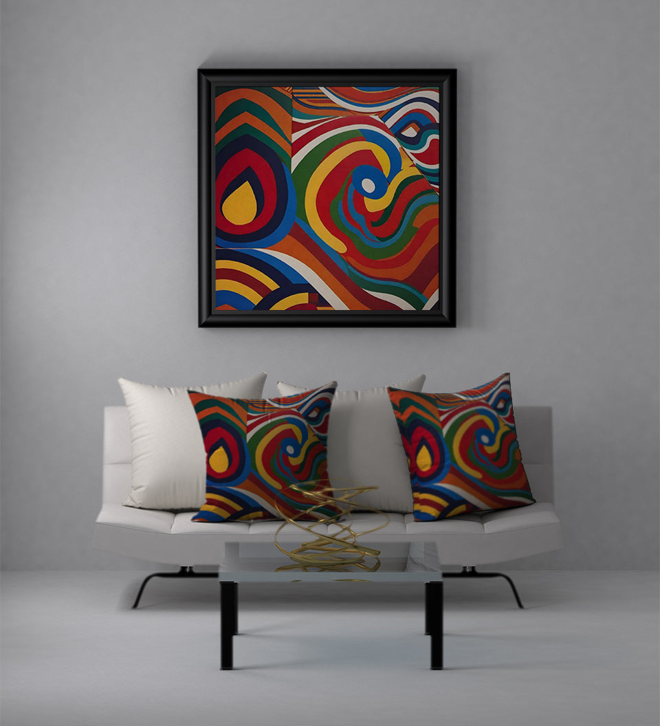 Lava Lamp Throw Pillow