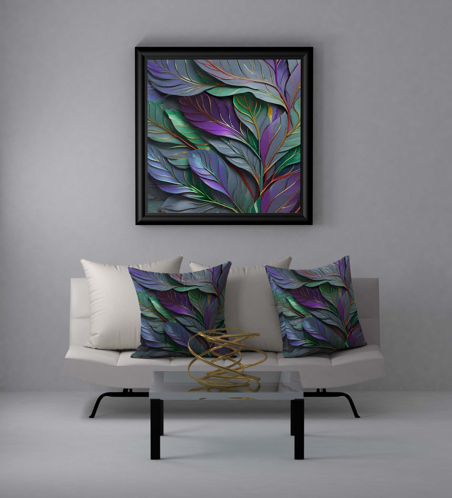 Forest Lush Throw Pillow 2