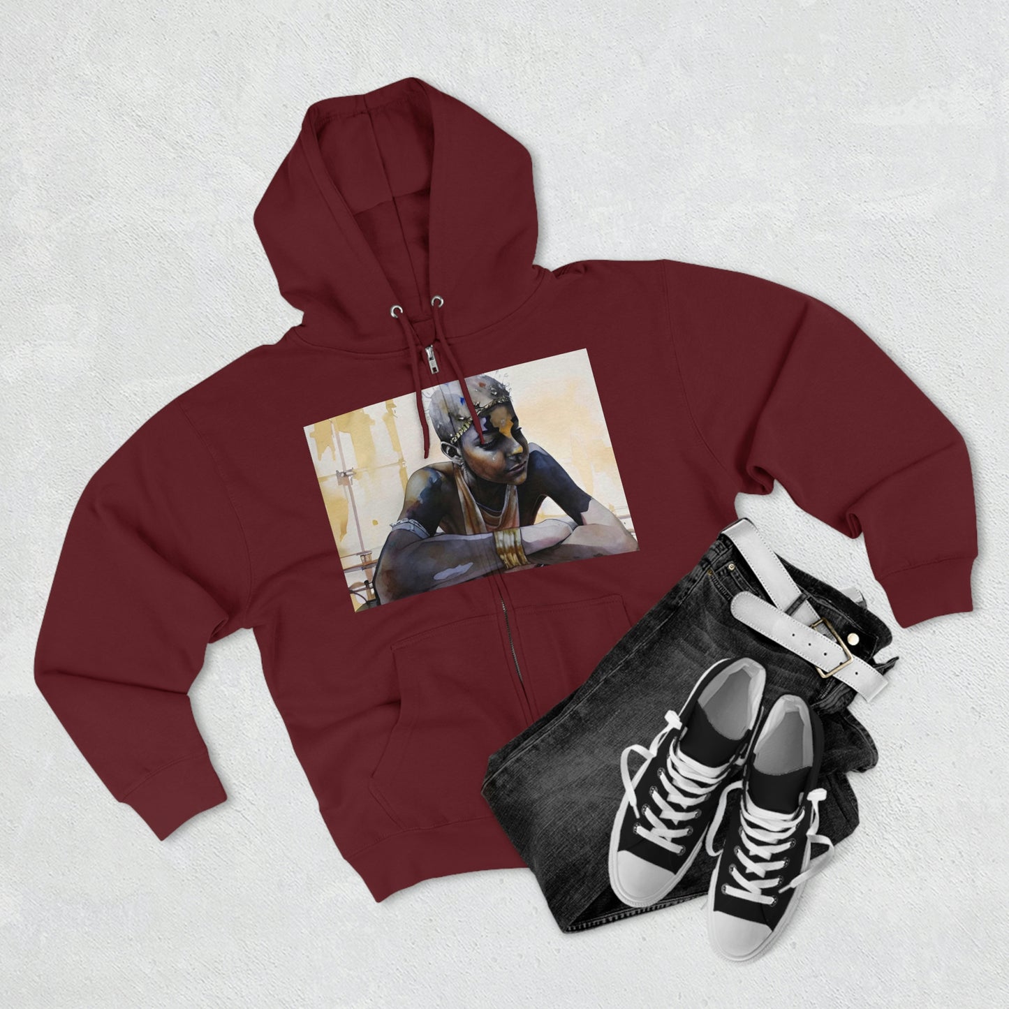 Brooklyn 2090RB Premium Full Zip Hoodie