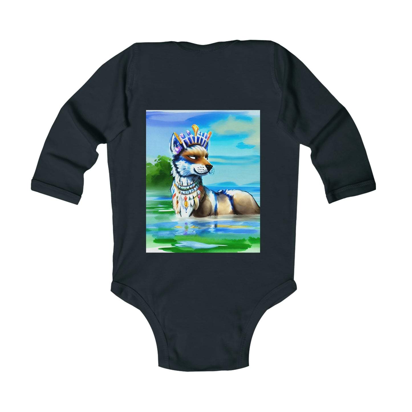 Royal Dogs Infant Sleeve Bodysuit