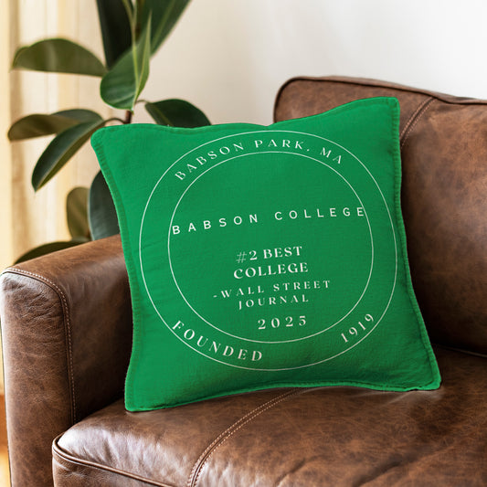 Babson College Commemorative Pillow – A Touch of Academic Prestige