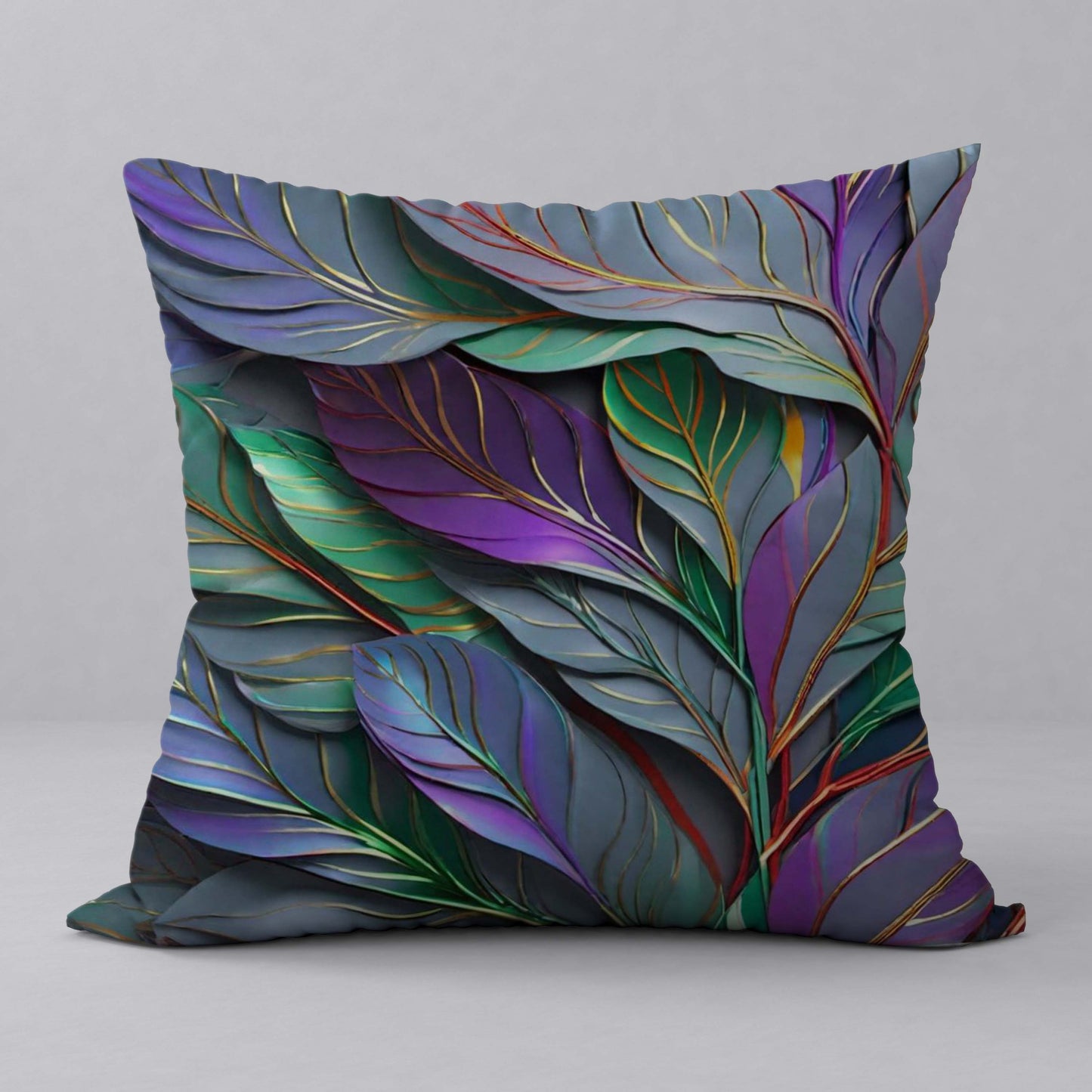 Forest Lush Throw Pillow 2