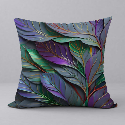 Forest Lush Throw Pillow 2