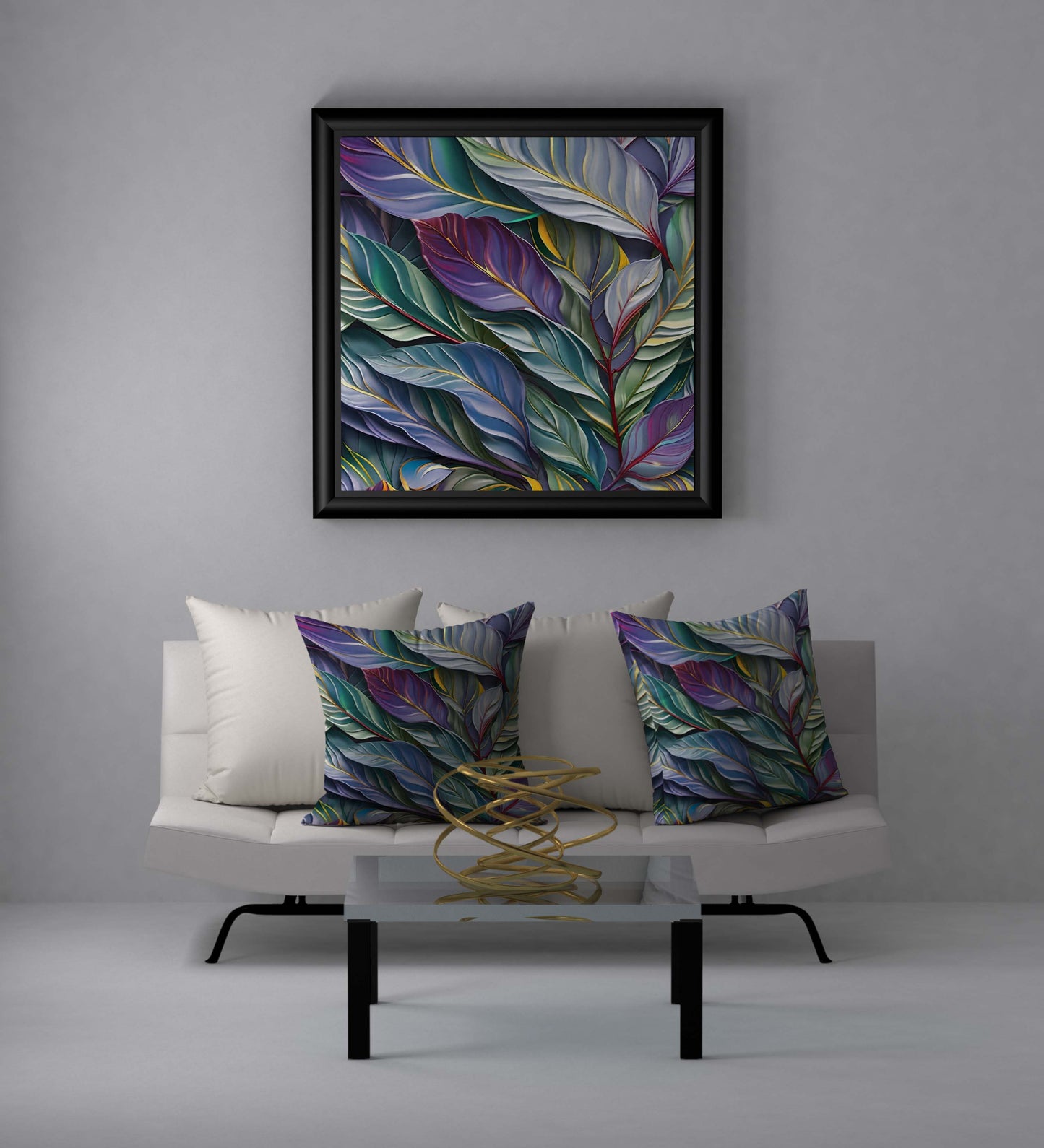 Forest Lush Throw Pillow