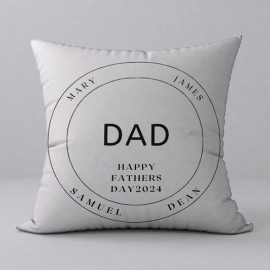 Customizable Father's Day Pillows 12X12| 18X18|24X24|36X36