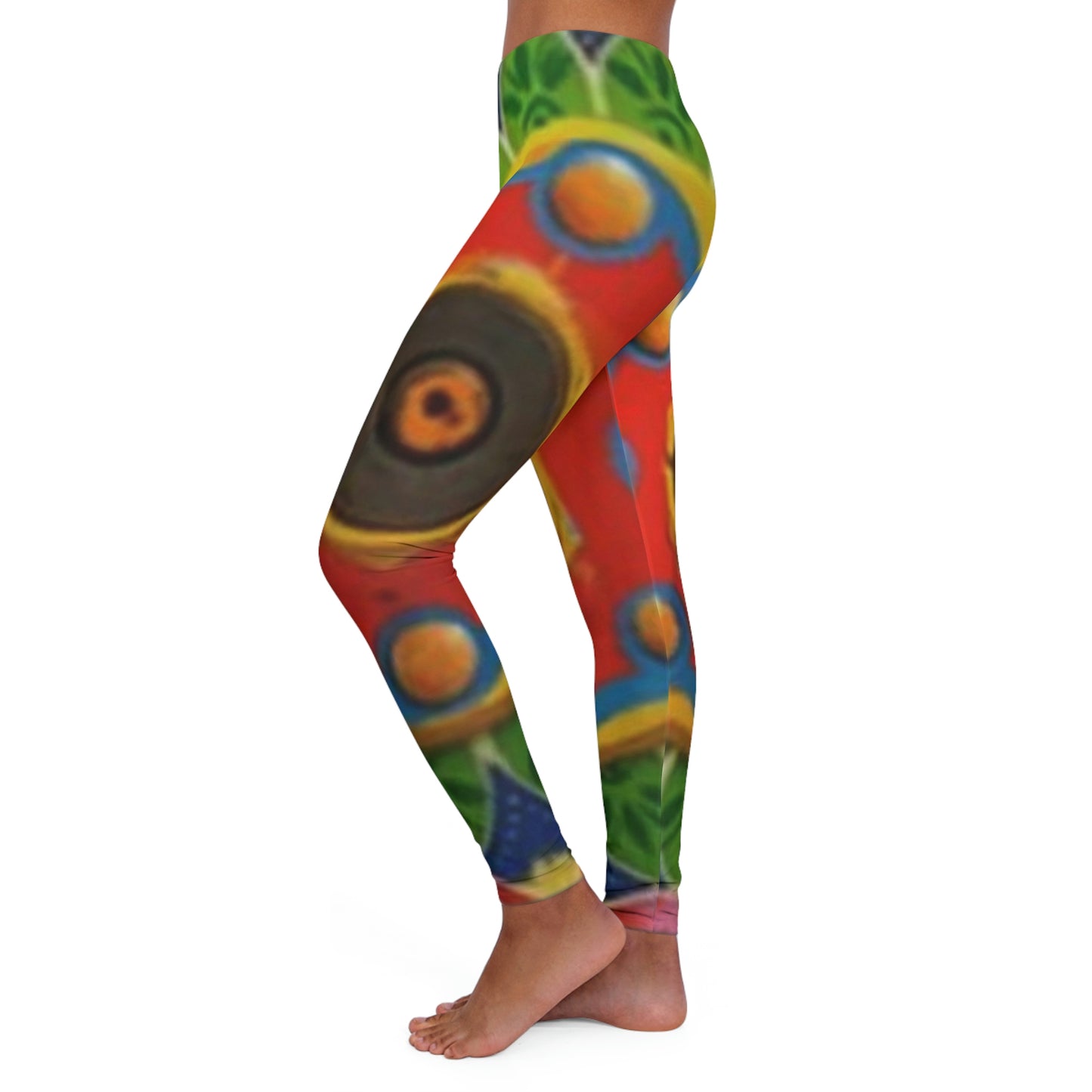 Zapote Women's Spandex Leggings (AOP)