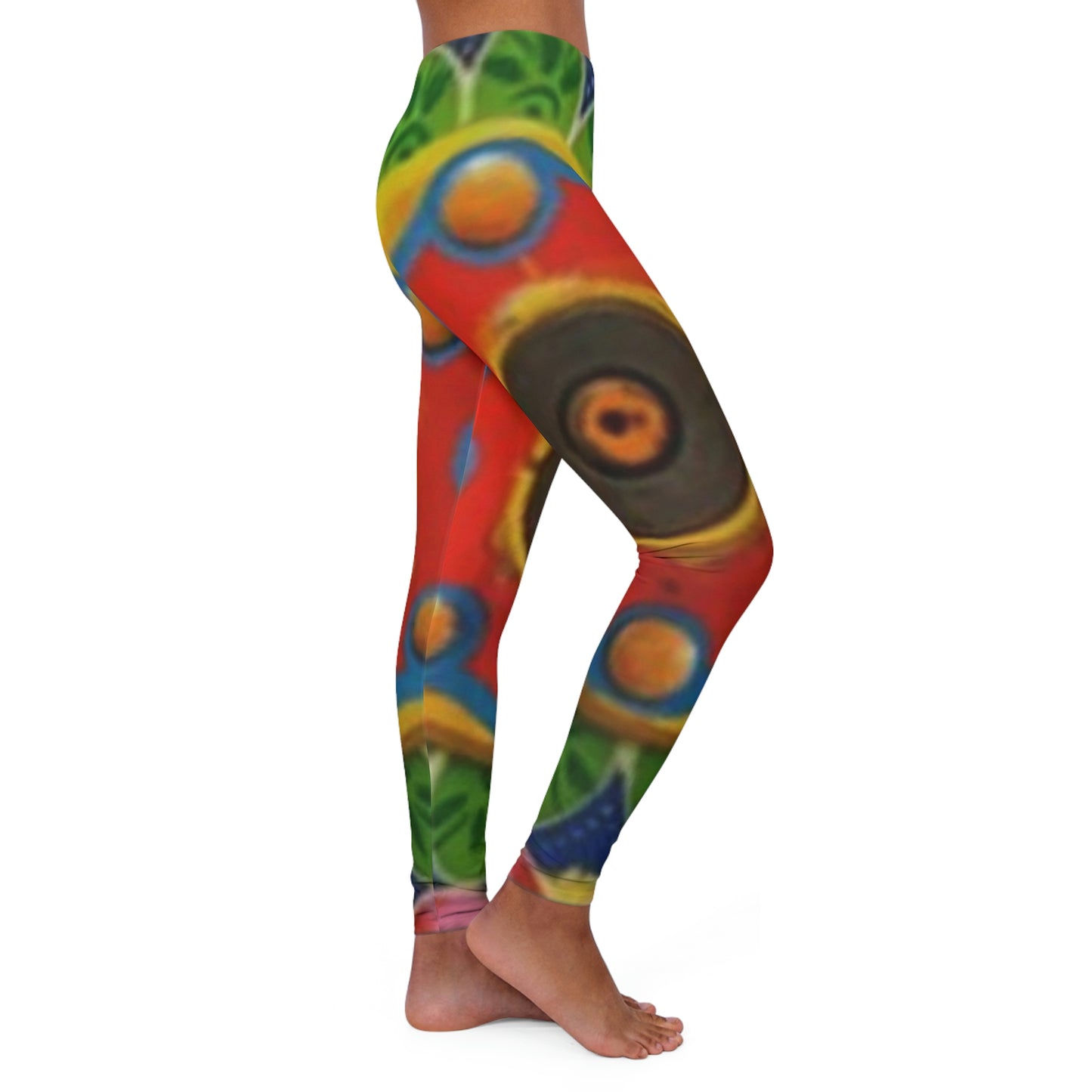 Zapote Women's Spandex Leggings (AOP)