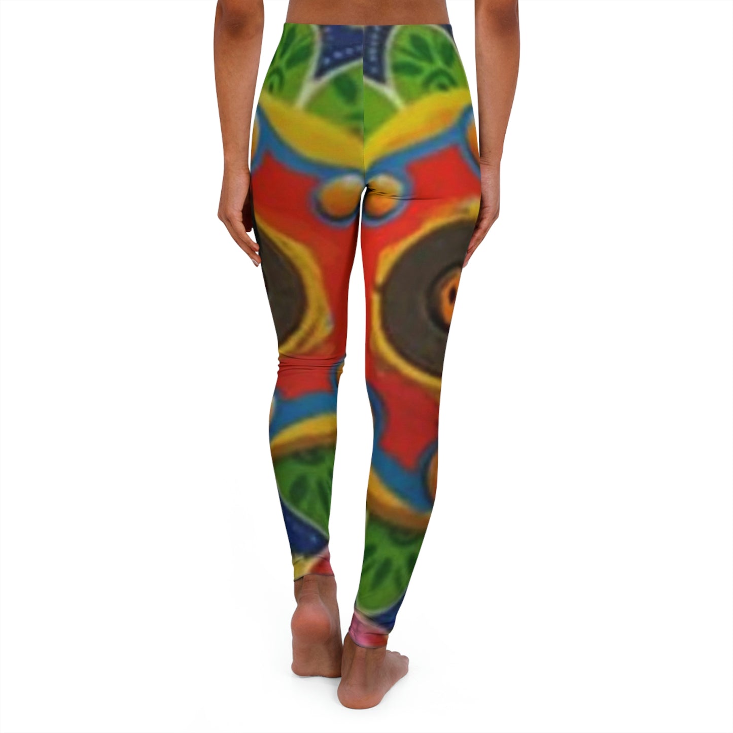 Zapote Women's Spandex Leggings (AOP)