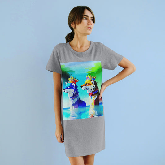 Reflective Royalty T-Shirt Dress